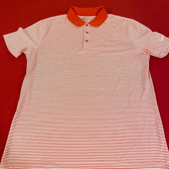 Nike Other - Nike Mens Medium Dri Fit Red White Polo